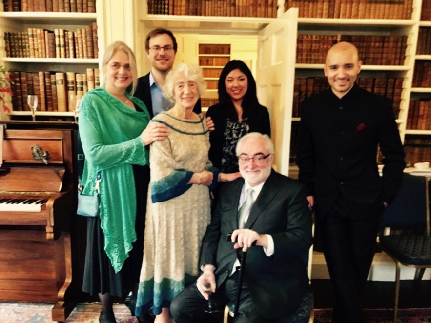 Private function in Wales, with Nathan Lay, Cheuky Chan and Mo Dennis O'Neill CBE (seated)